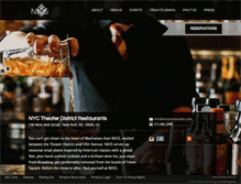 Tablet Screenshot of niosrestaurant.com